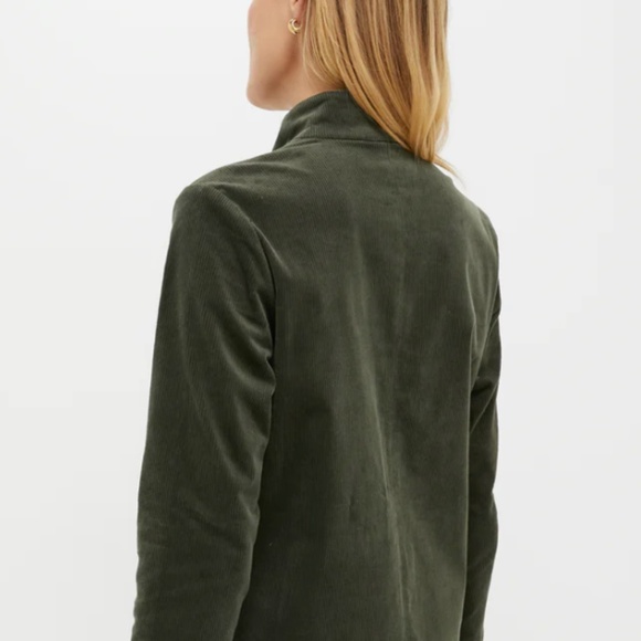 Tuckernuck Olive Corduroy Clifton Dress - Picture 2 of 5